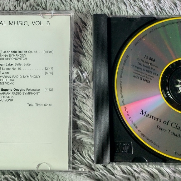 4 CD Set Master's of Classical Music Mozart, Bach, Beethoven, & Tschaikowsky - Picture 9 of 11